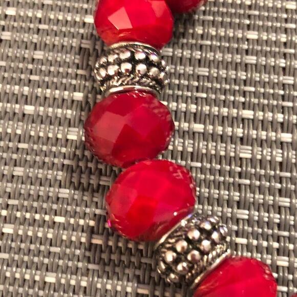 Ruby Red Crystal Bracelet - Picture 5 of 6